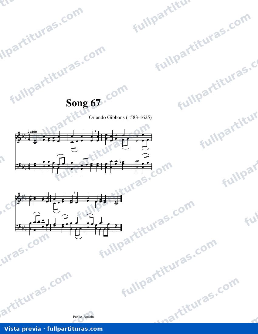 Song Sixty-Seven — visualização