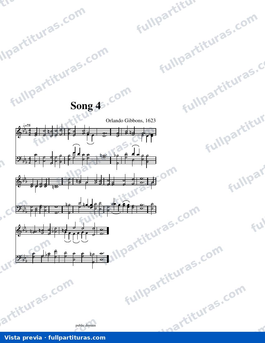 Song Four — visualização