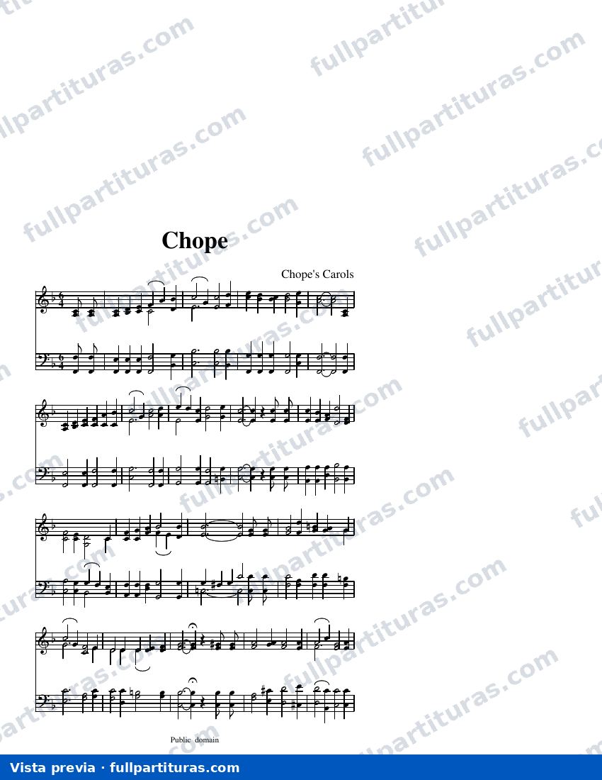 Chope — visualização