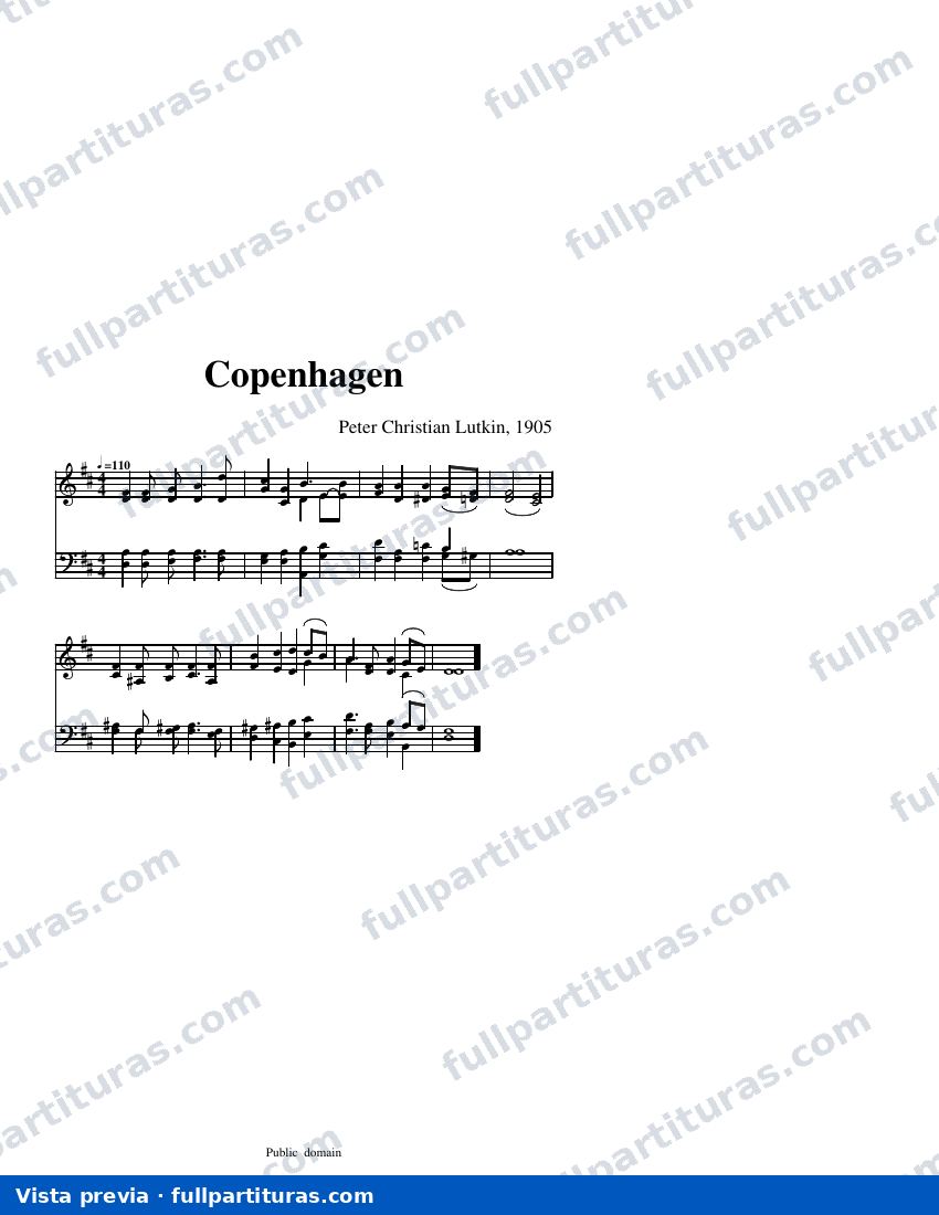 Copenhagen (Lutkin) — visualização