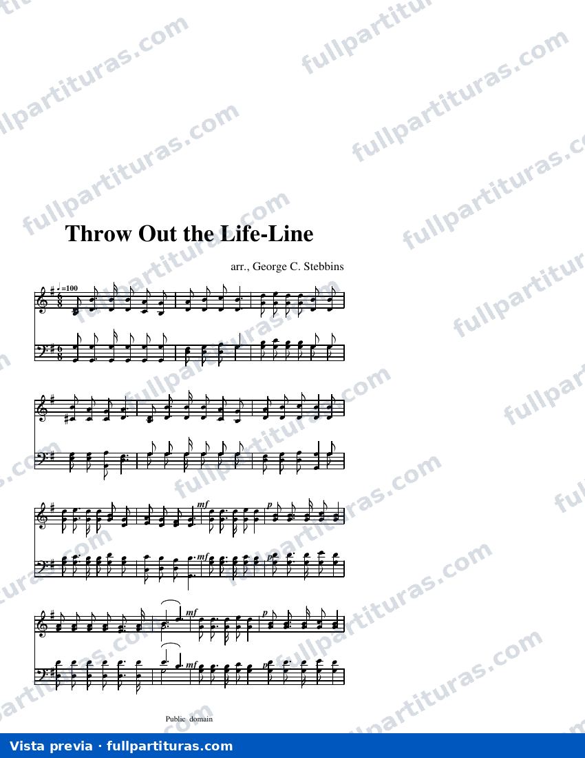 Throw Out the Lifeline* — visualização