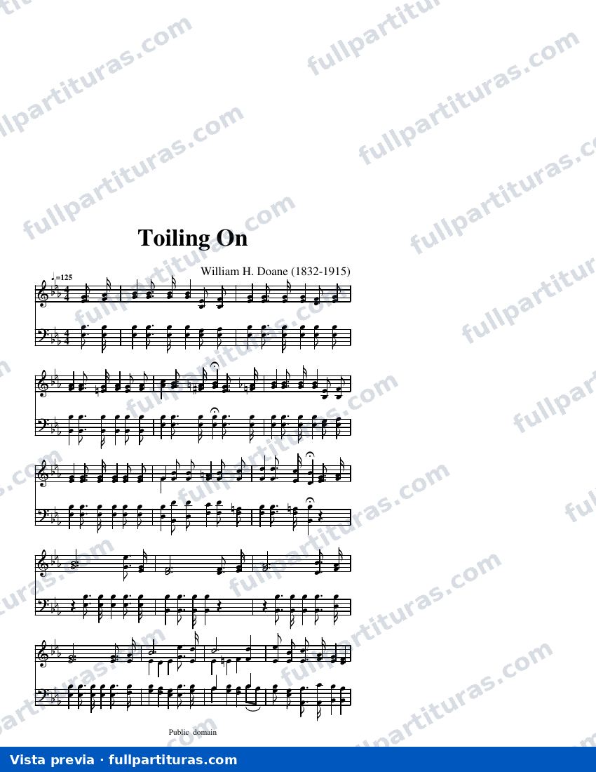 Toiling On — visualização