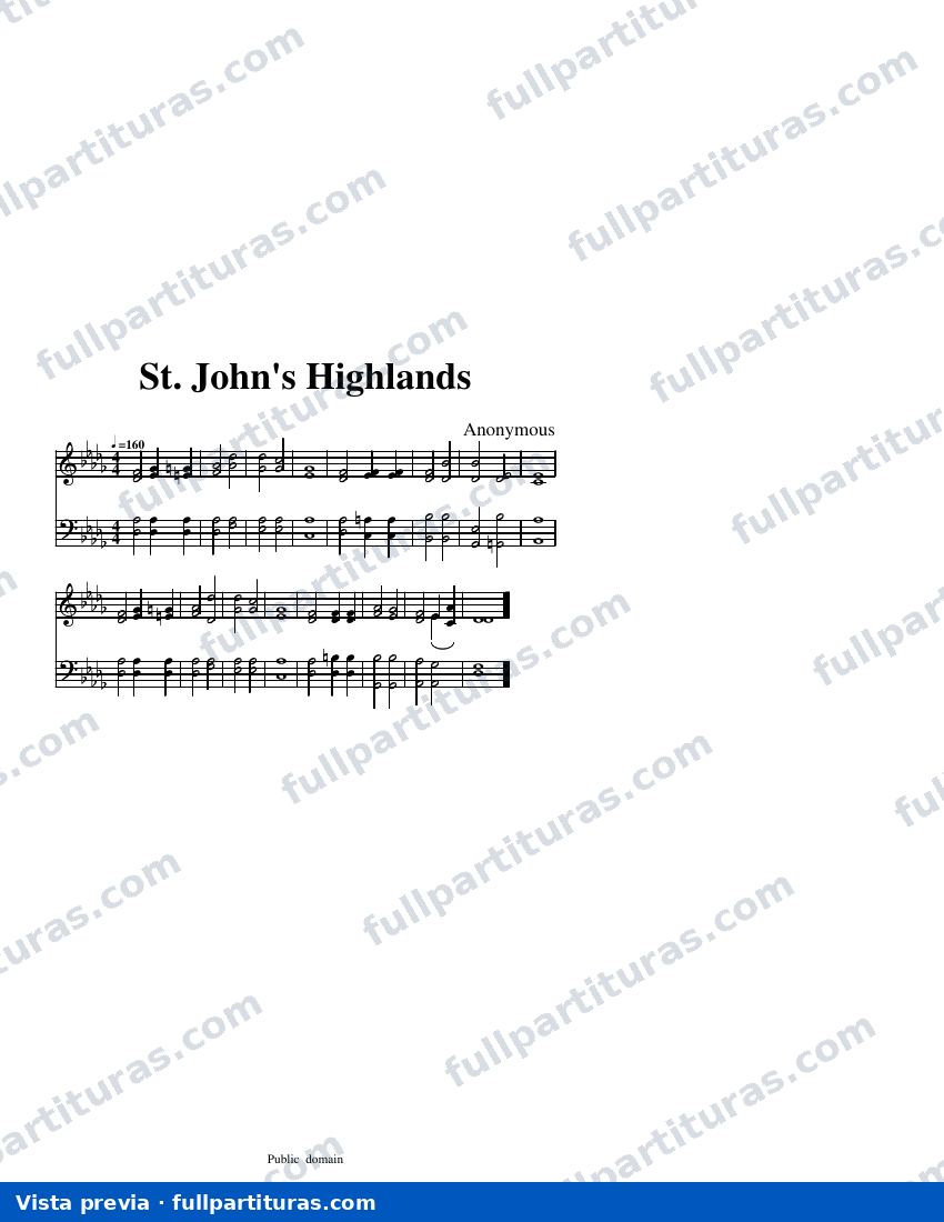 St. John's Highlands — visualização