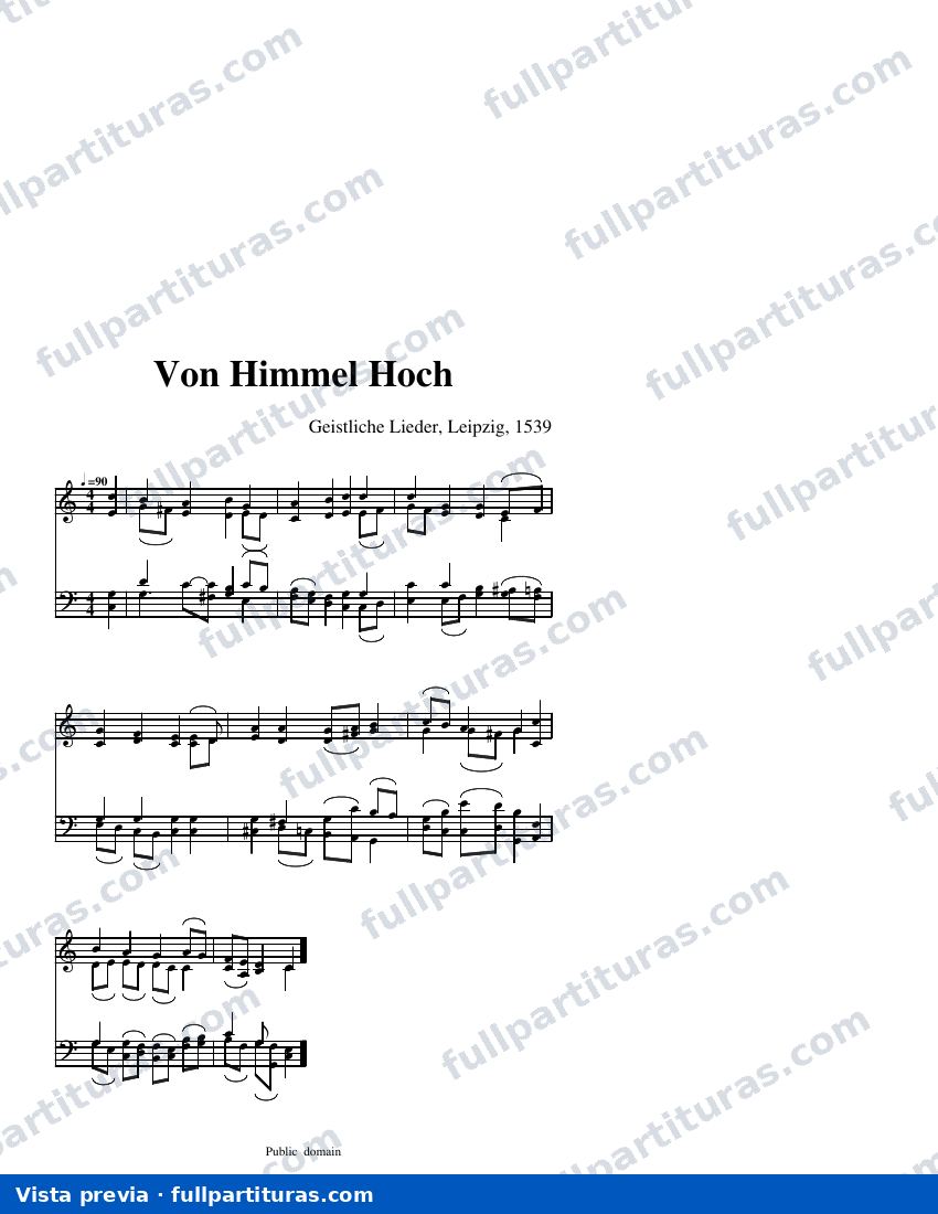 Vom Himmel Hoch — aperçu