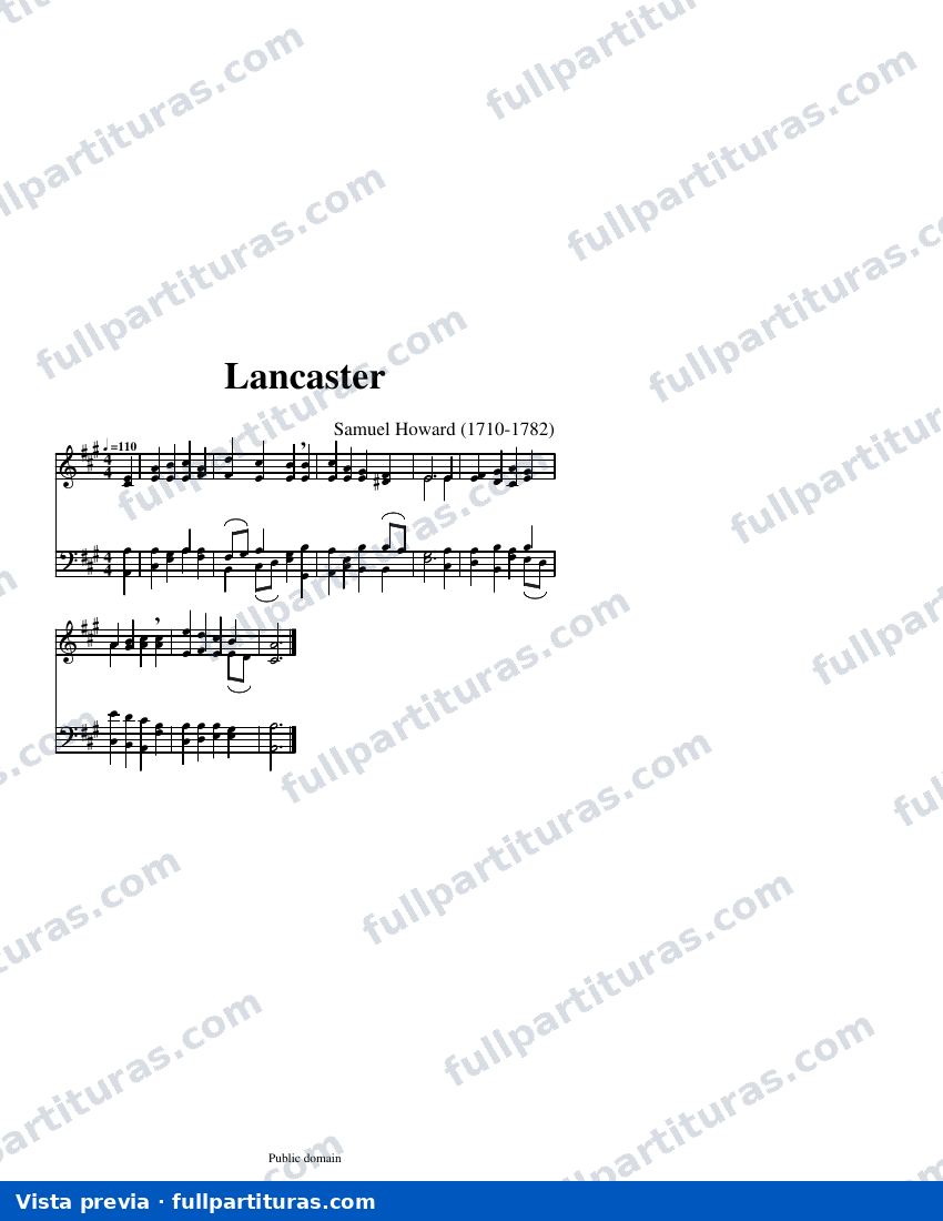 Lancaster — visualização
