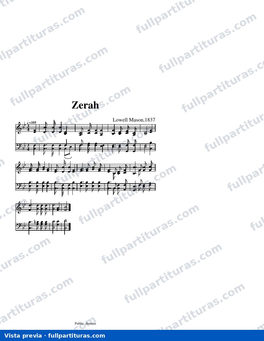 Zerah — visualização