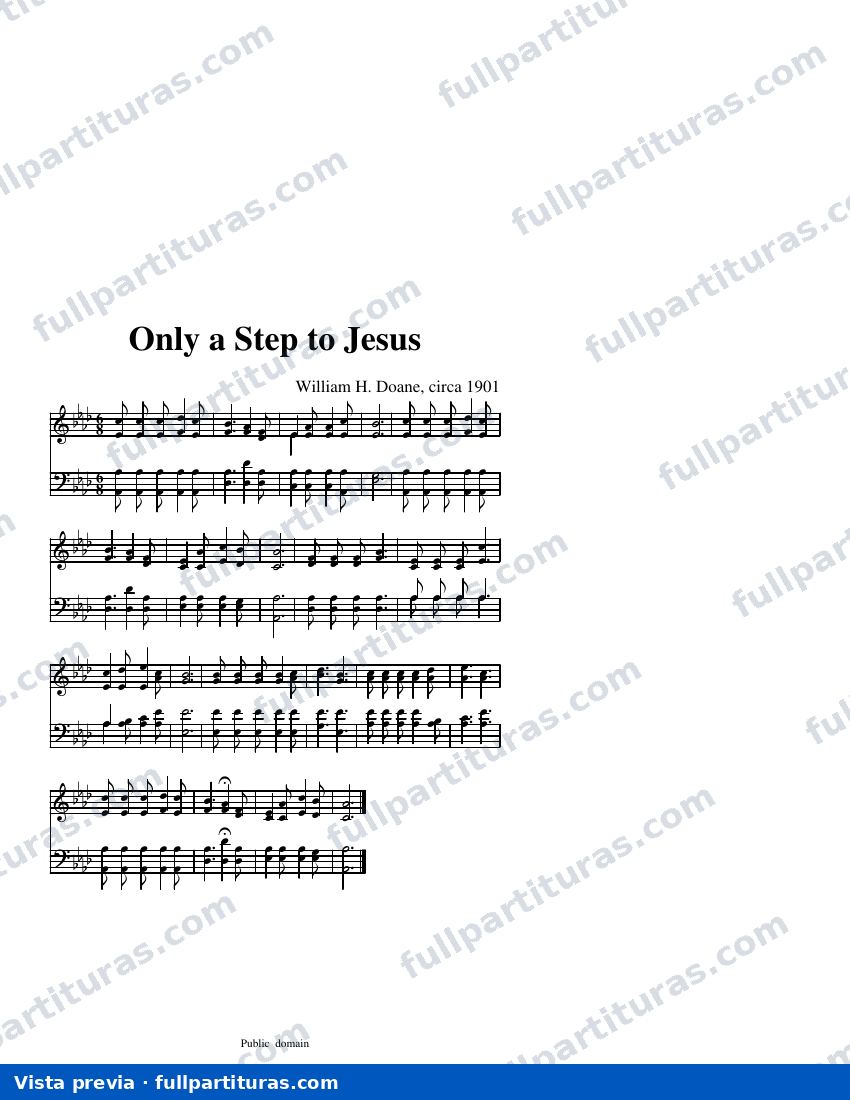 Only a Step to Jesus* — visualização