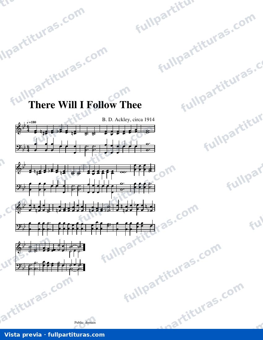 There Will I Follow Thee* — visualização
