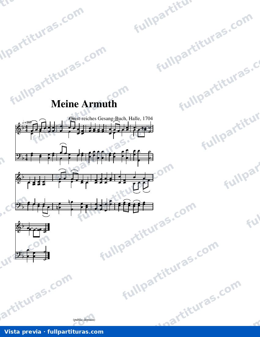 Meine Armuth — visualização
