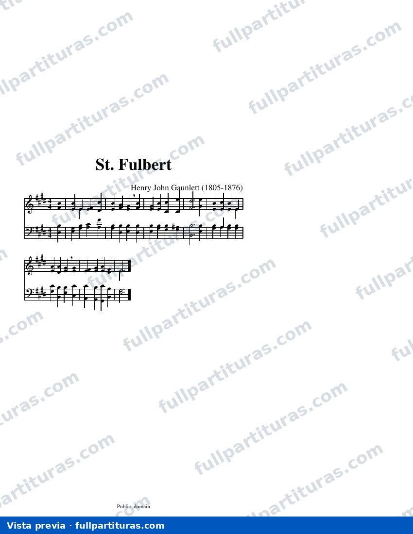 St. Fulbert — Vorschau