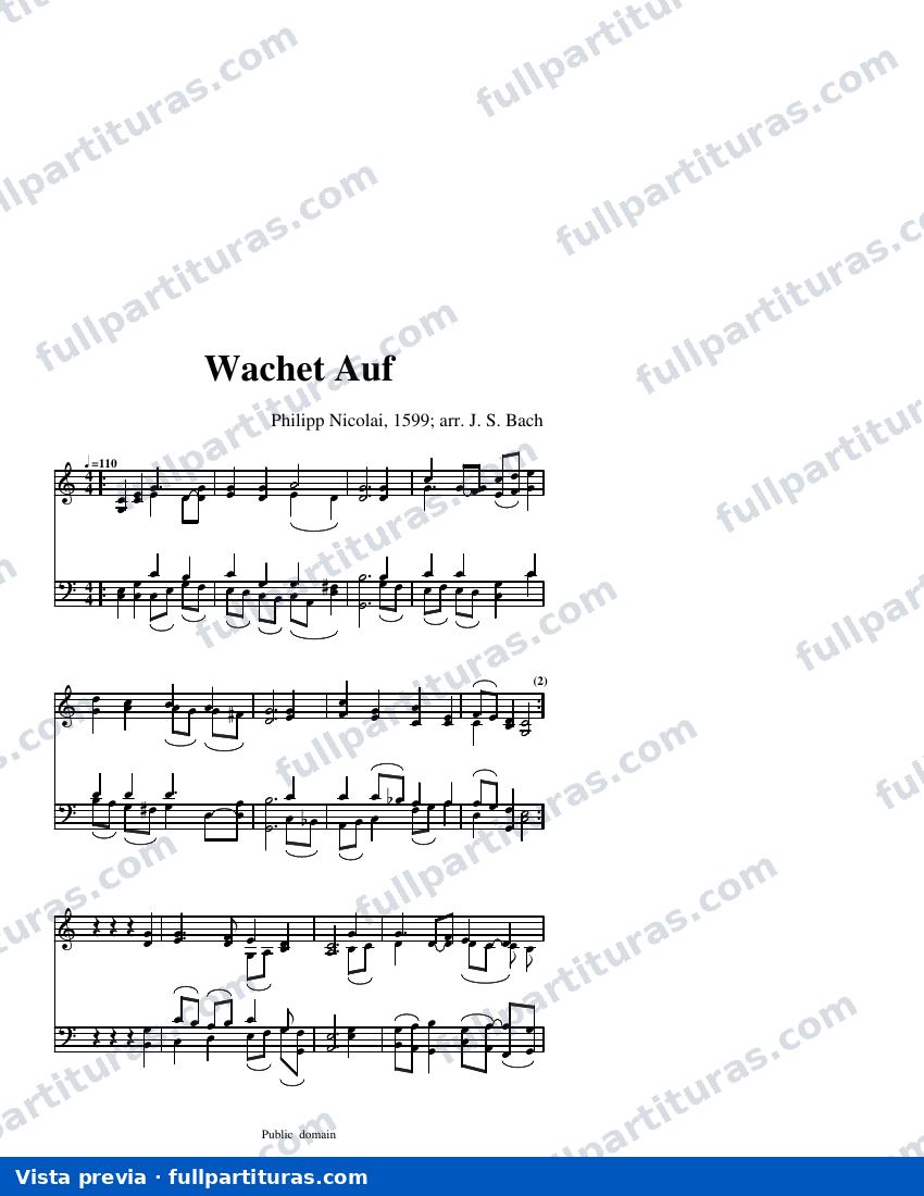 Wachet Auf — Vorschau