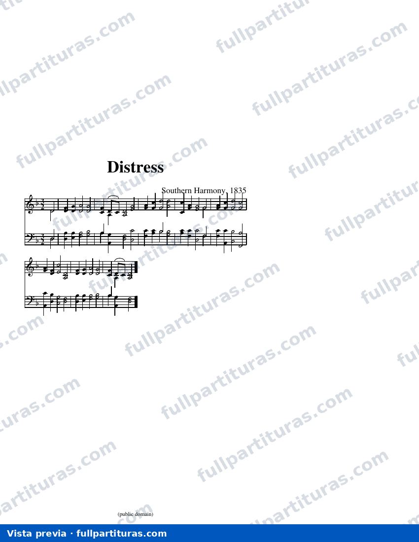 Distress — visualização