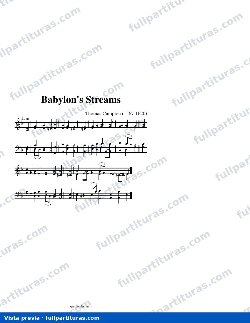 Babylon's Streams — visualização