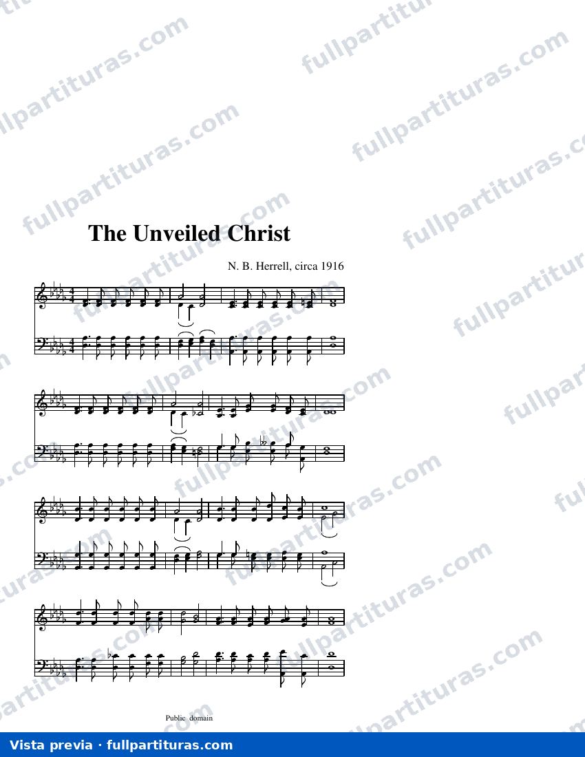 The Unveiled Christ — visualização