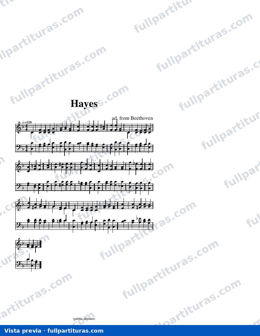 Hayes — visualização