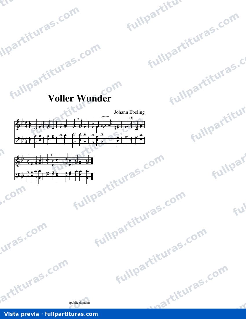 Voller Wunder — предварительный просмотр