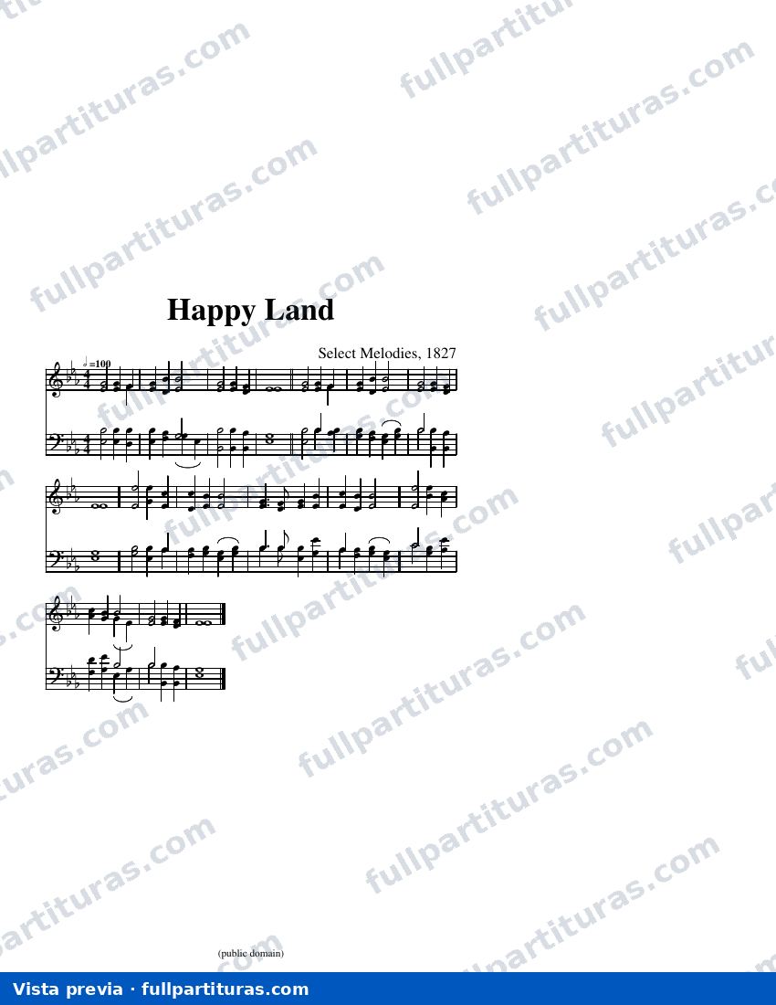 Happy Land — visualização