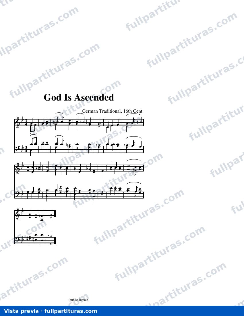 God Is Ascended — visualização