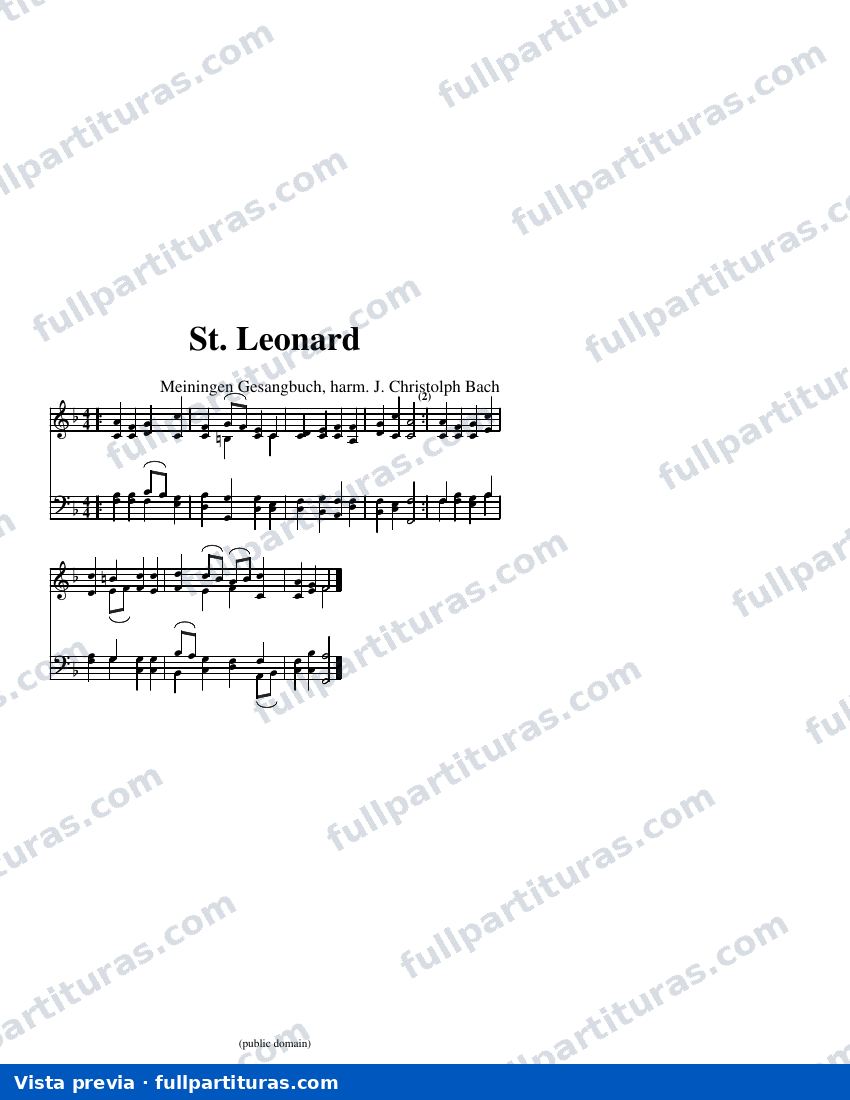St. Leonard (Bach) — visualização