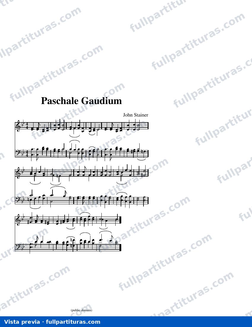 Paschale Gaudium — Vorschau