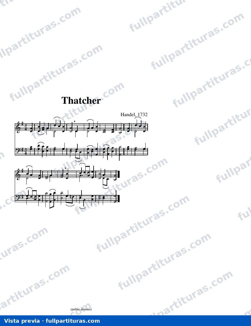 Thatcher — visualização