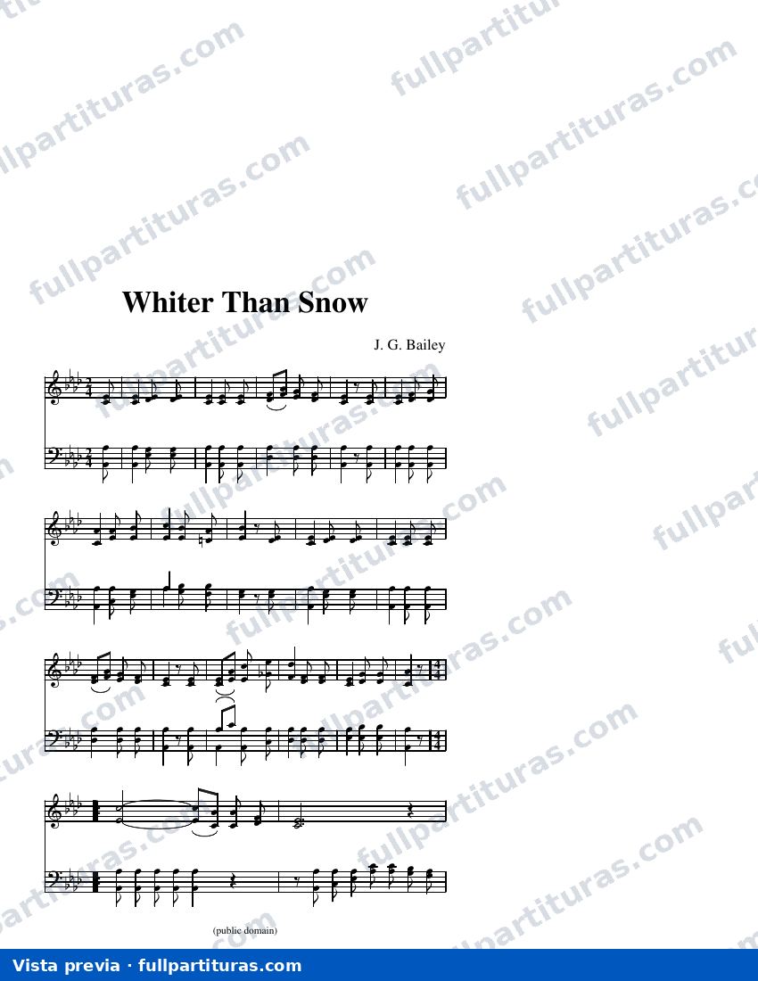 Whiter Than Snow — Vorschau