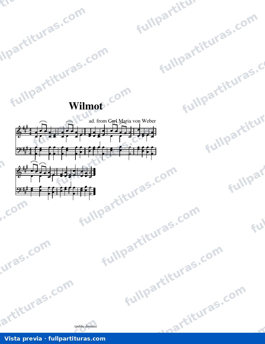 Wilmot — visualização