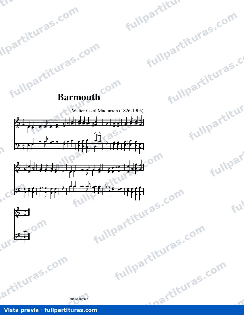 Barmouth — visualização