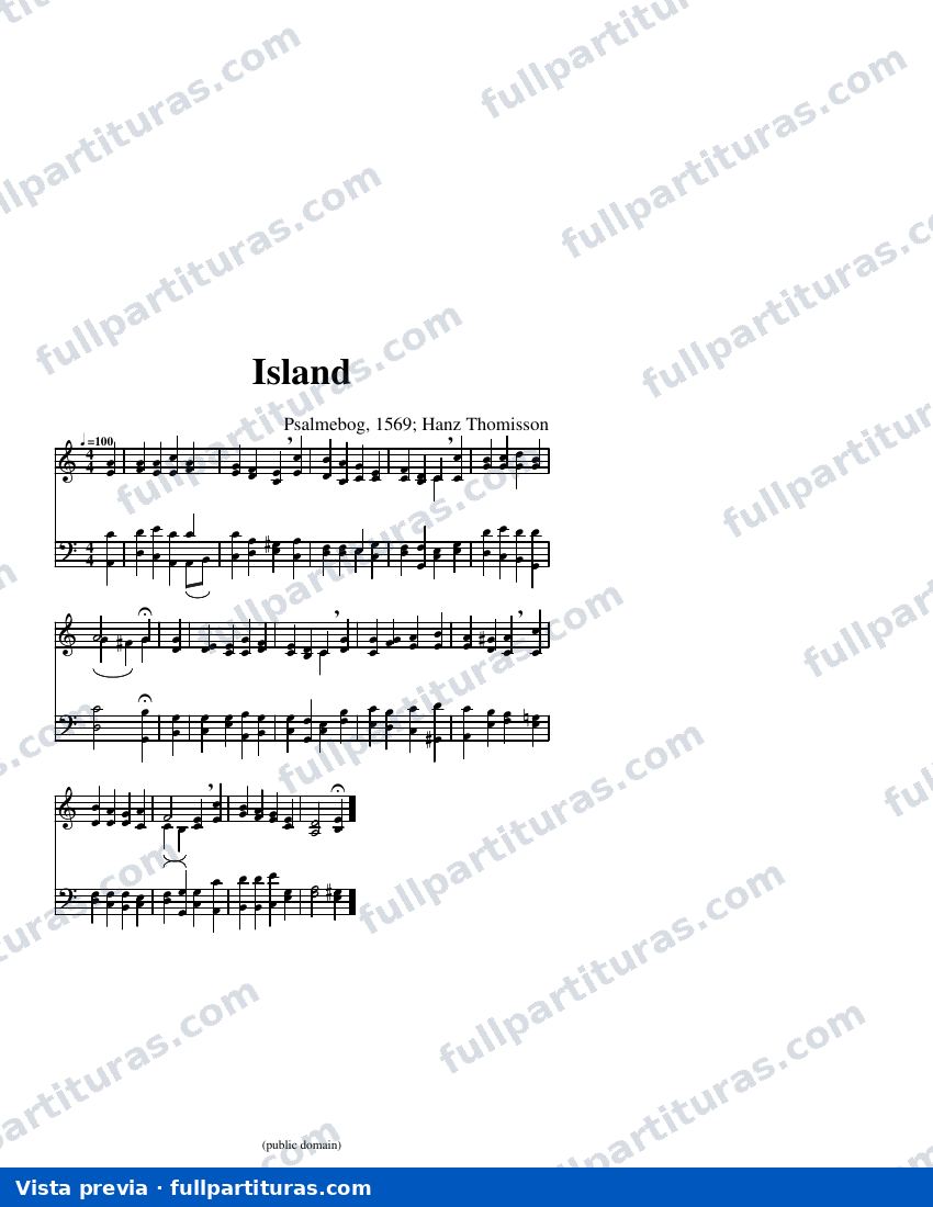 Island — visualização