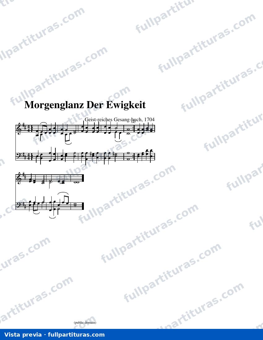 Morgenglanz Der Ewigkeit — visualização