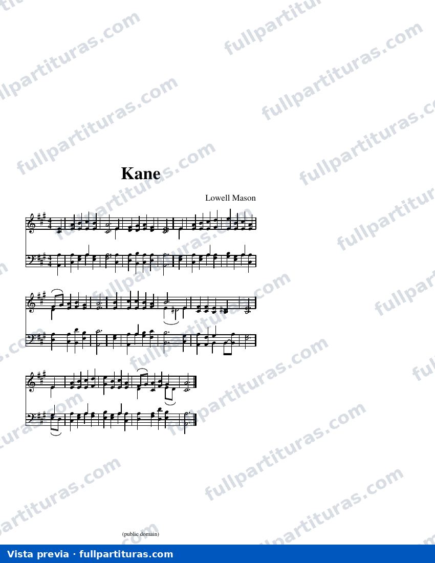 Kane — visualização