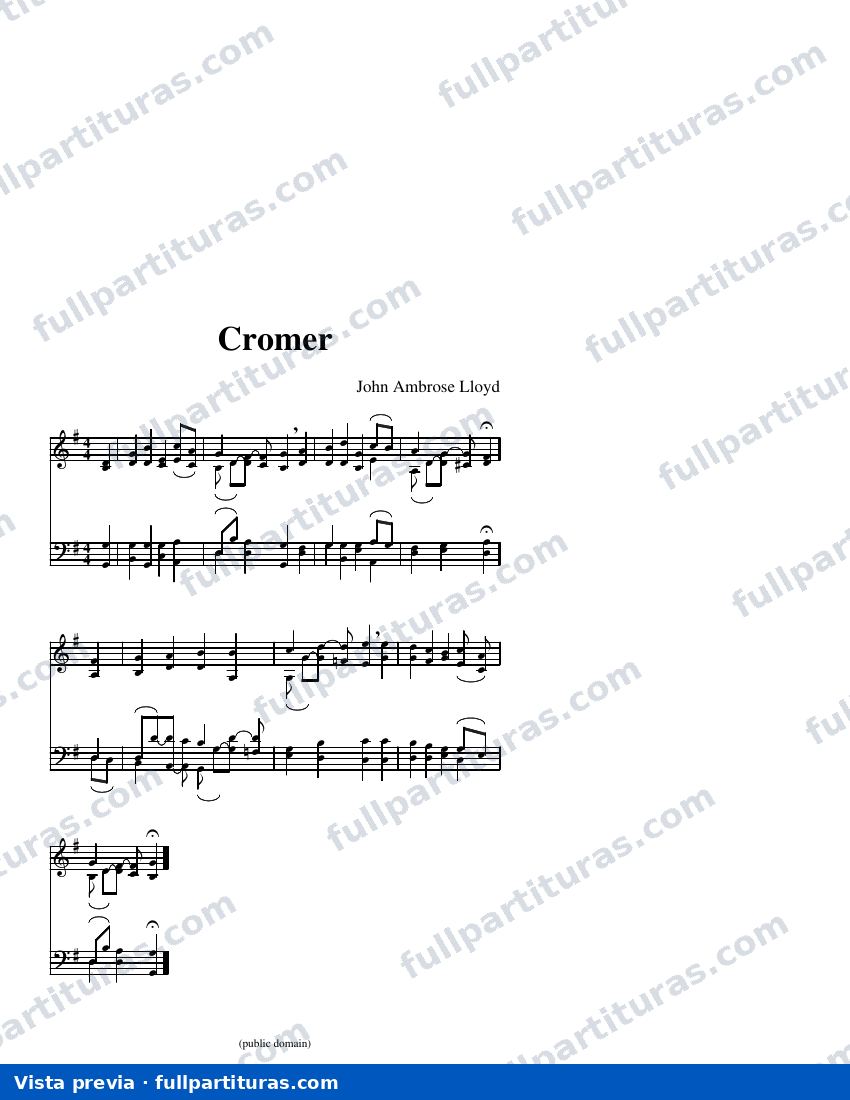 Cromer — visualização