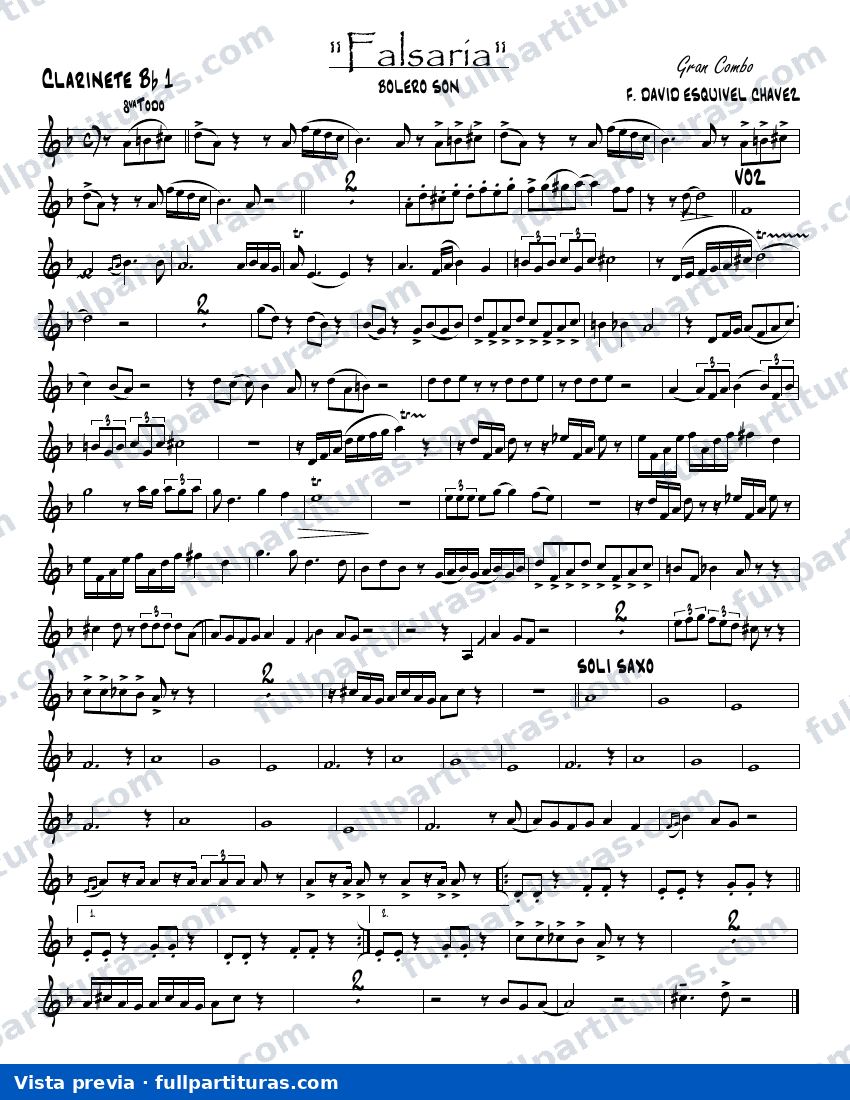 Falsaría (Bolero son para banda) — vista previa