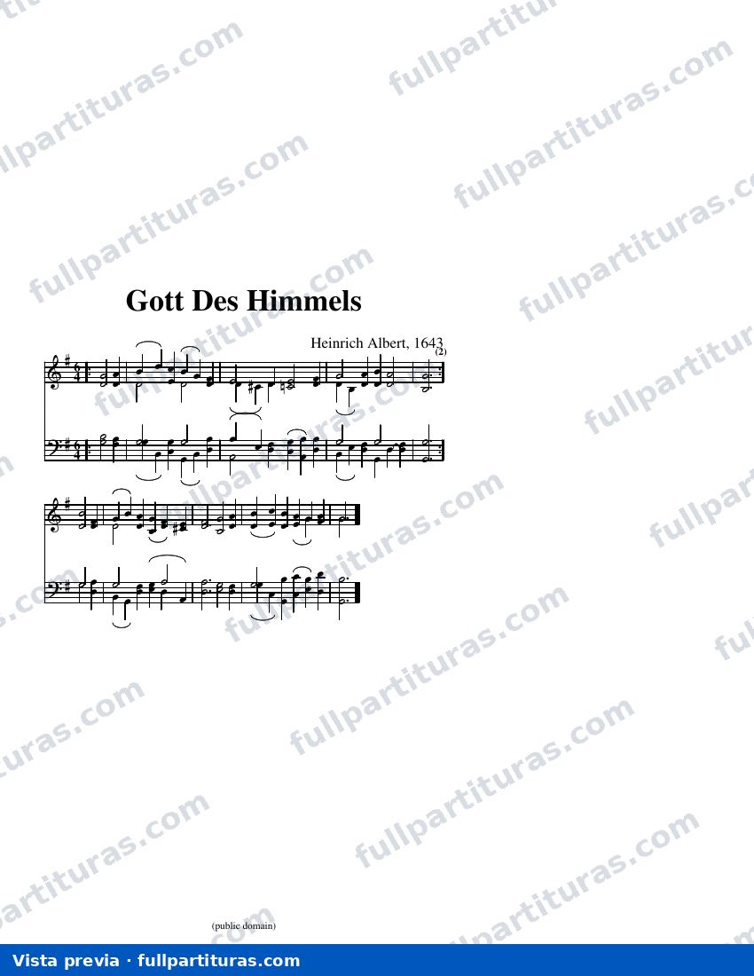 Gott Des Himmels — visualização