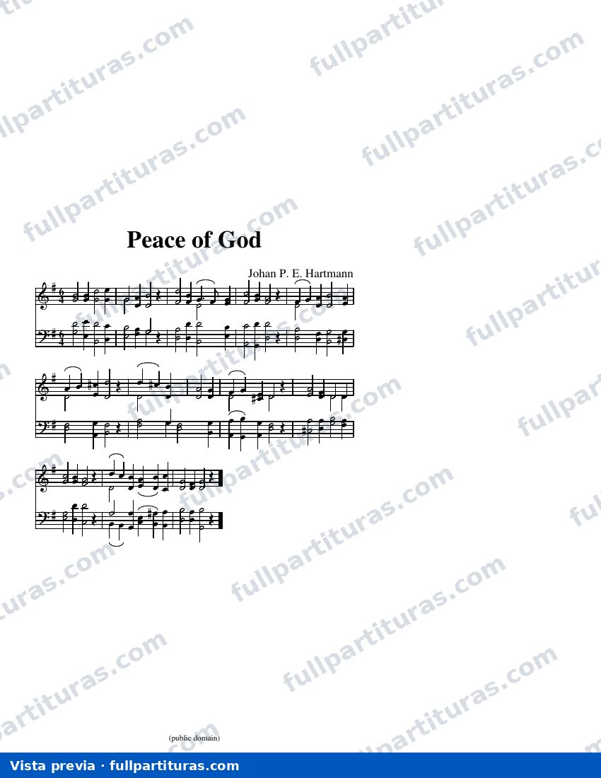 Peace of God — visualização