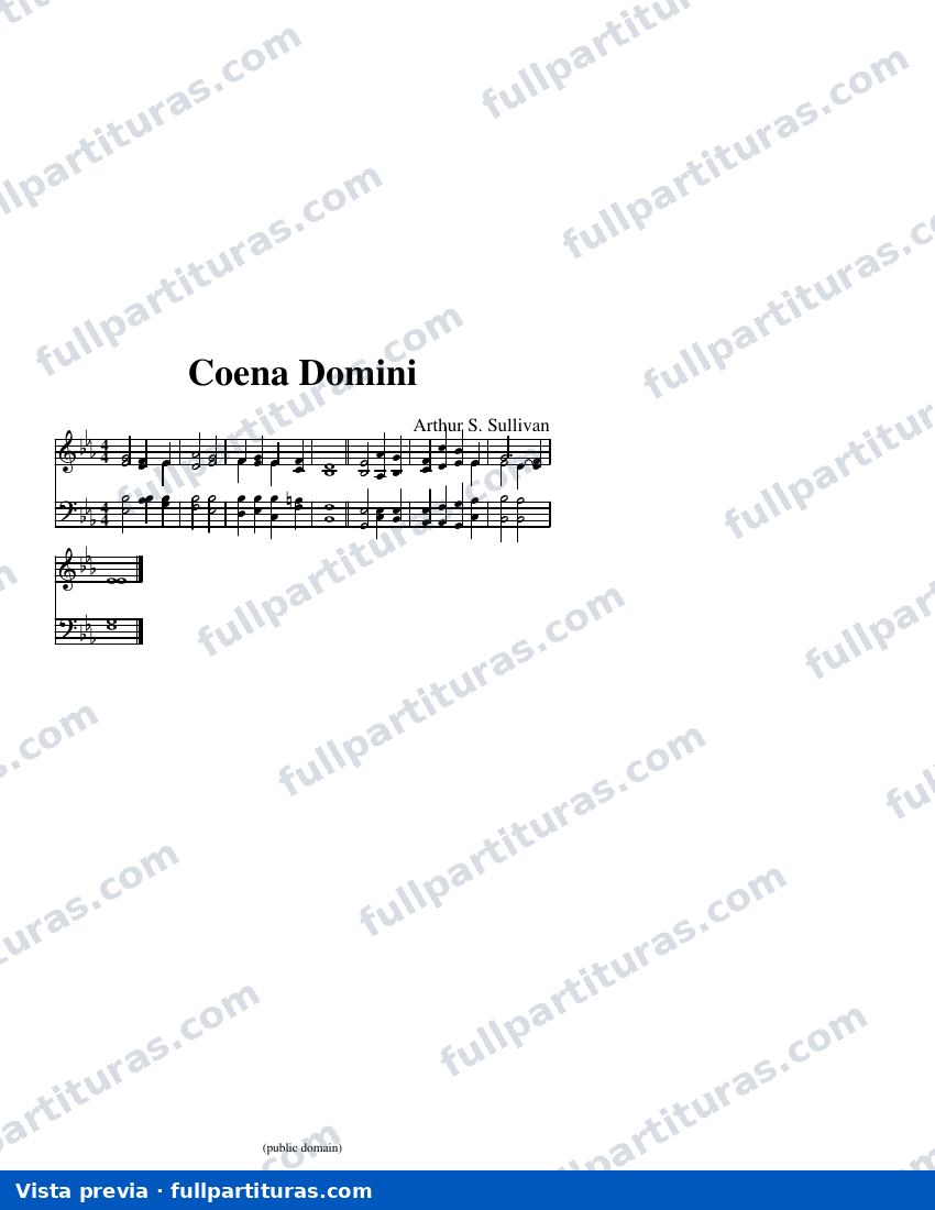 Coena Domini — Vorschau