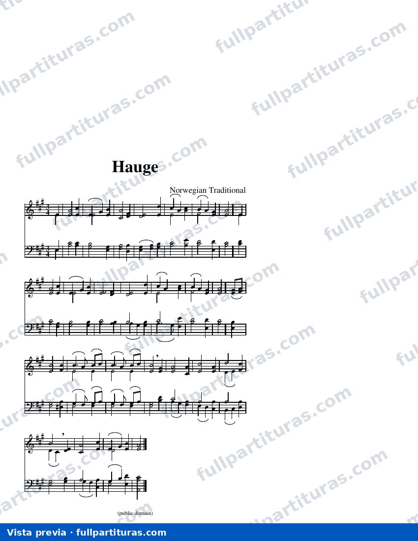 Hauge — visualização