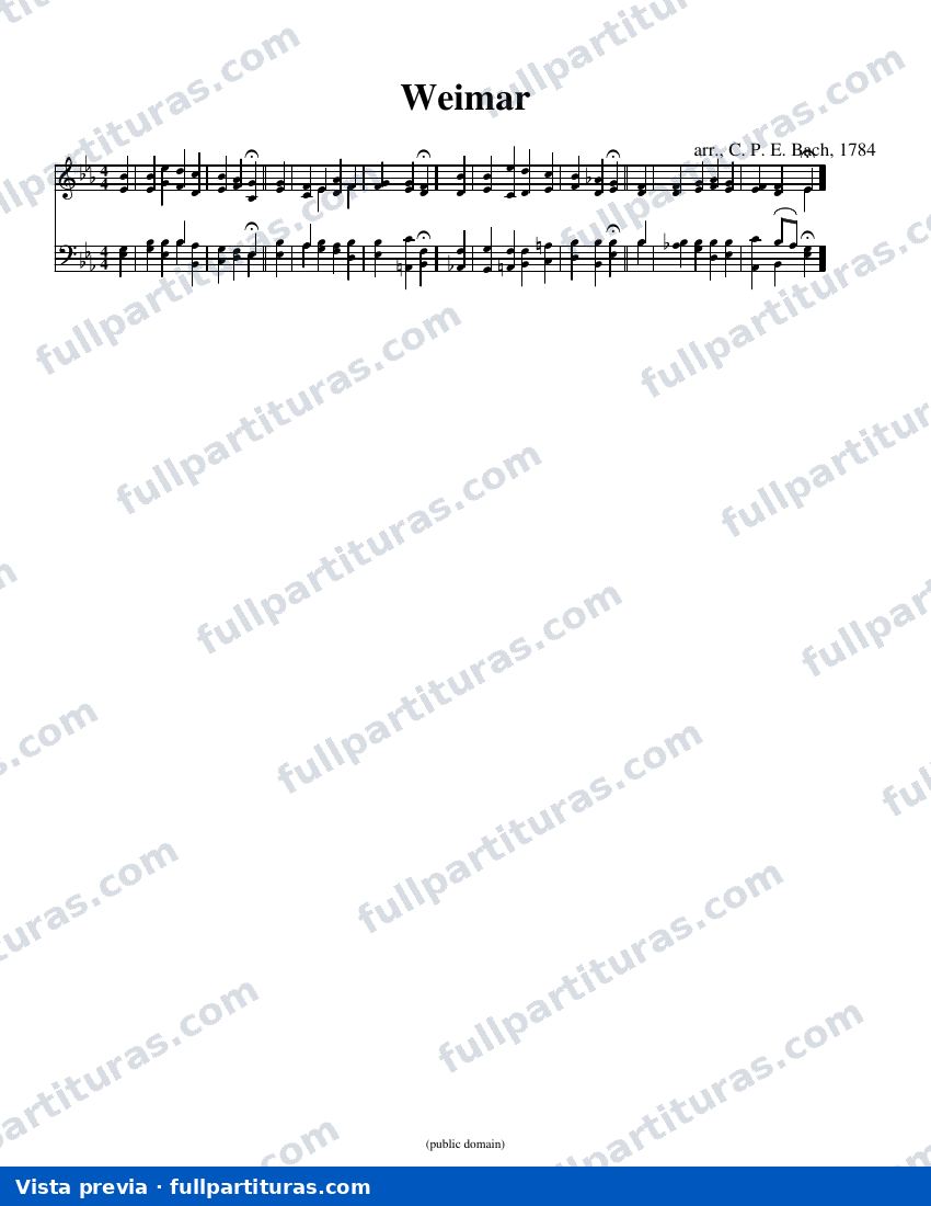 Weimar (Bach) — visualização