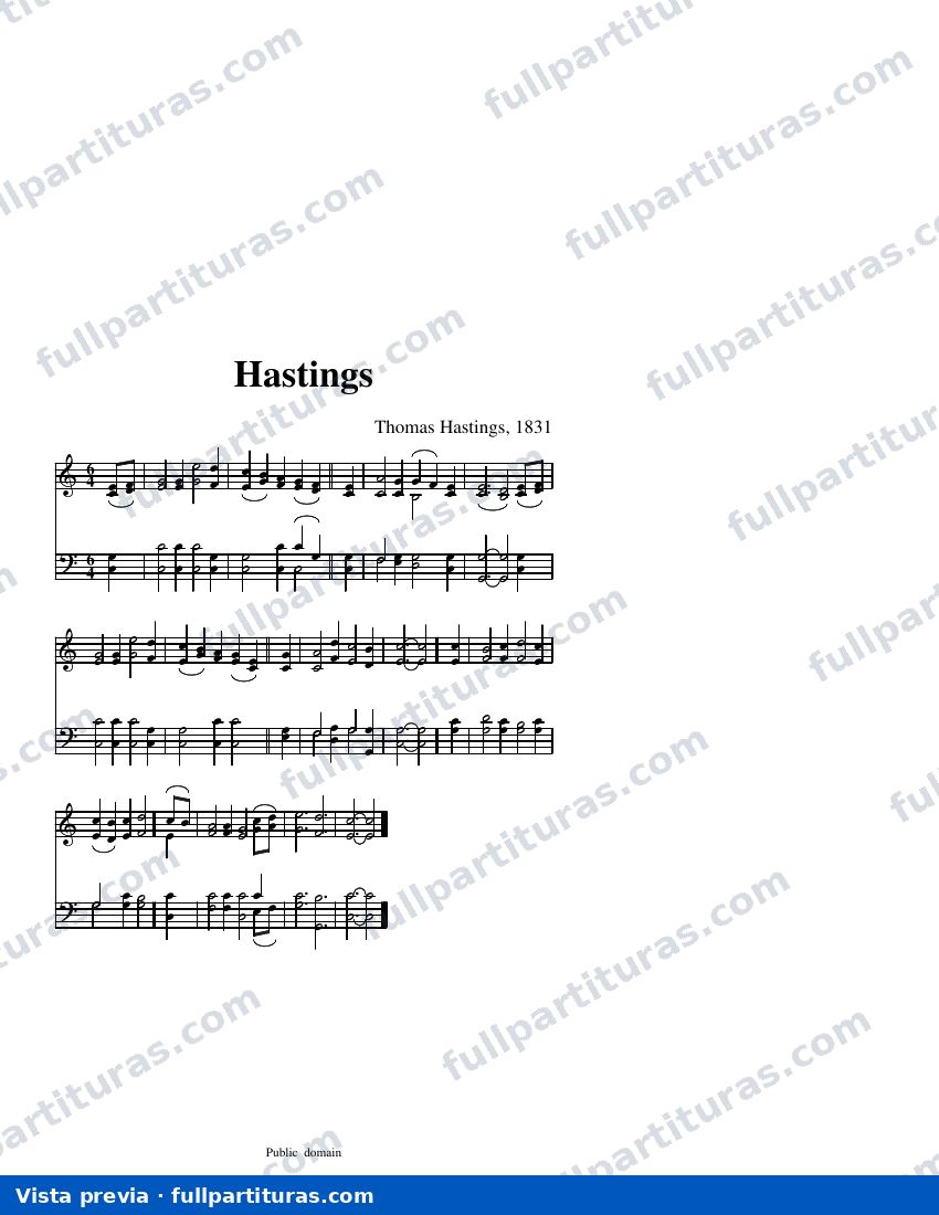Hastings — visualização