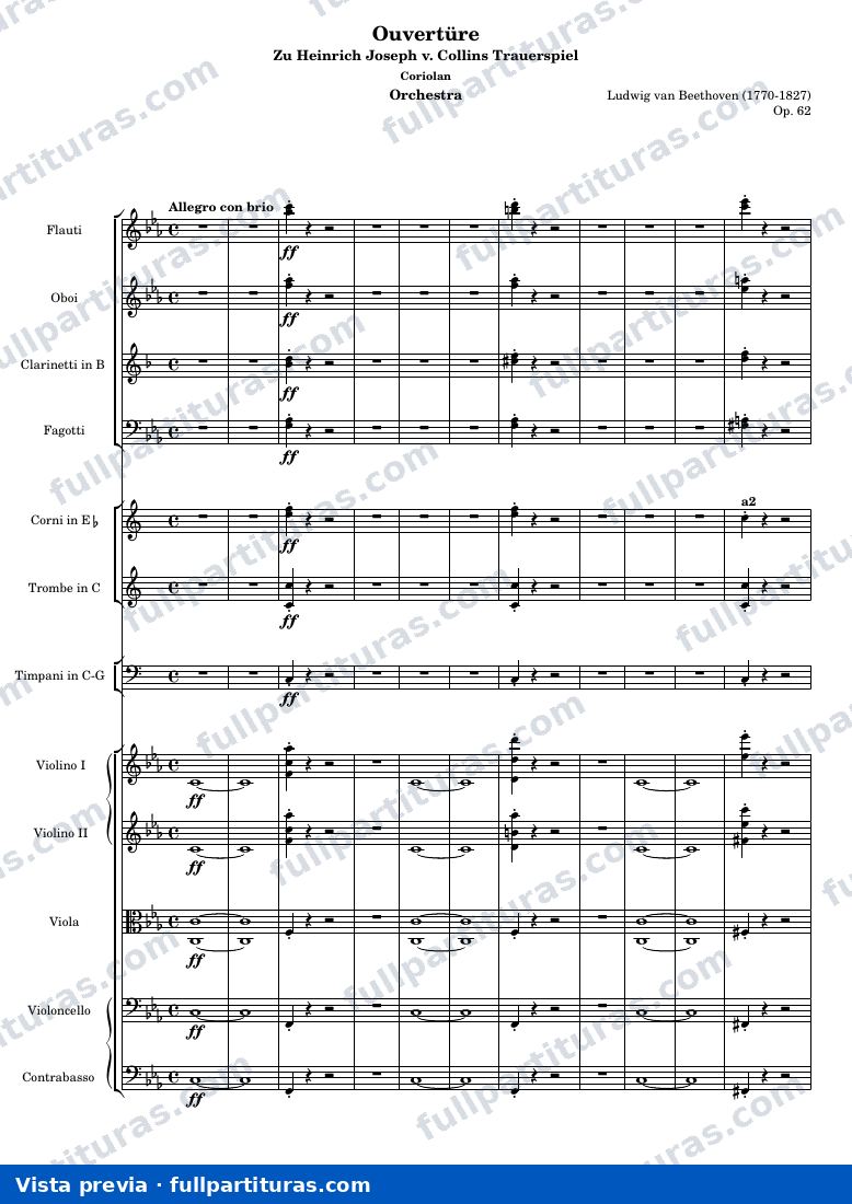 Ouverture Coriolan — Coriolan — visualização