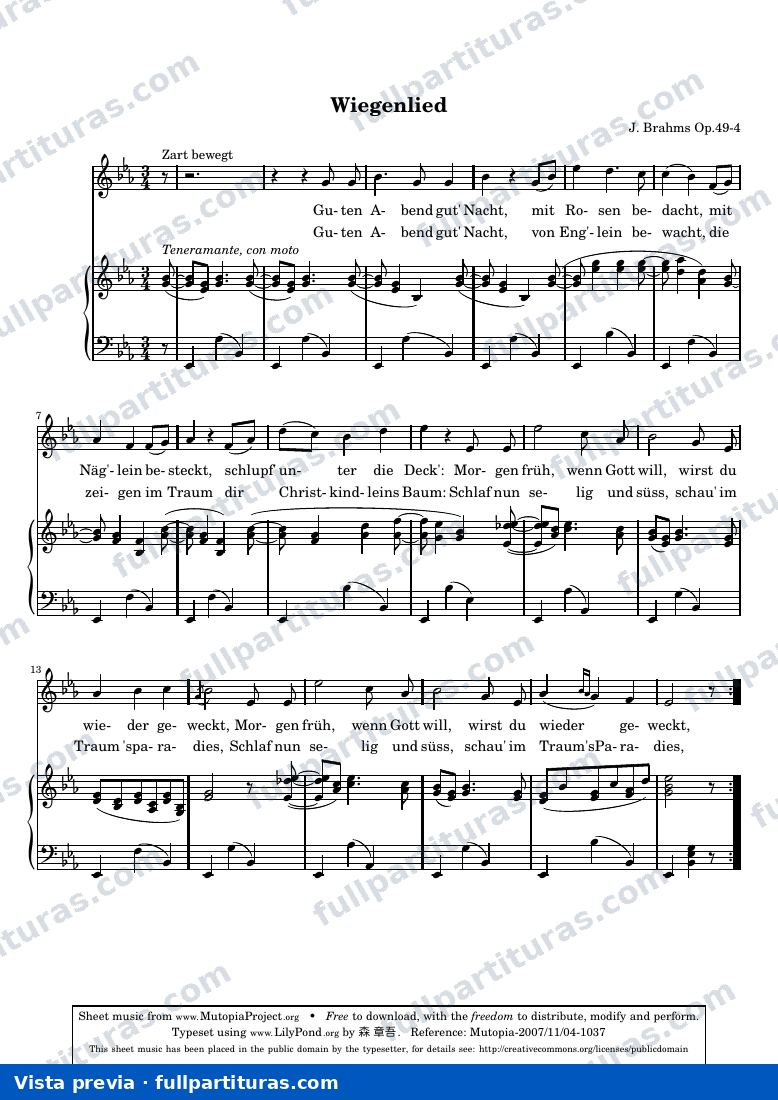 Wiegenlied — Wiegenlied — Vorschau