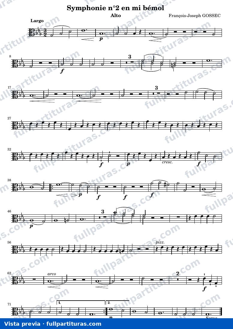 Symphonie n°2 — Alto — Vorschau