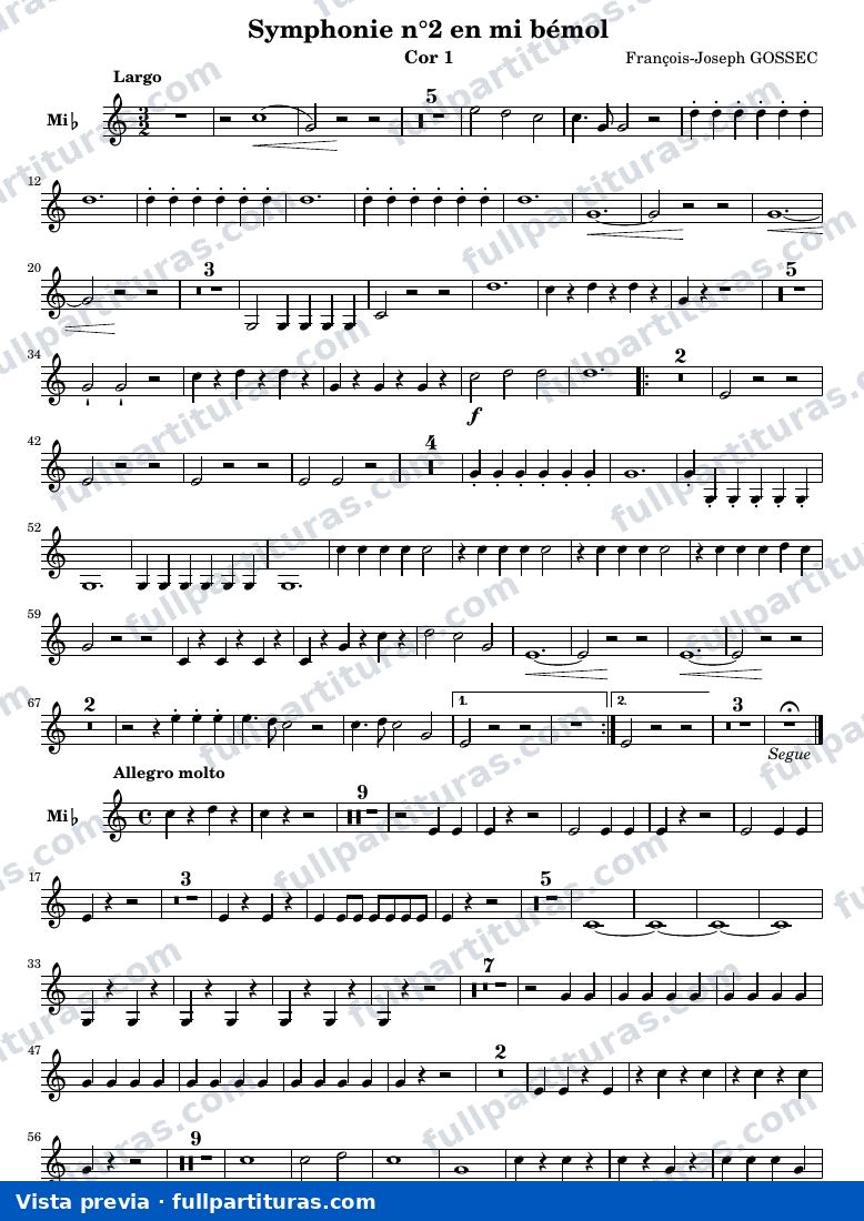 Symphonie n°2 — Cor2 — visualização