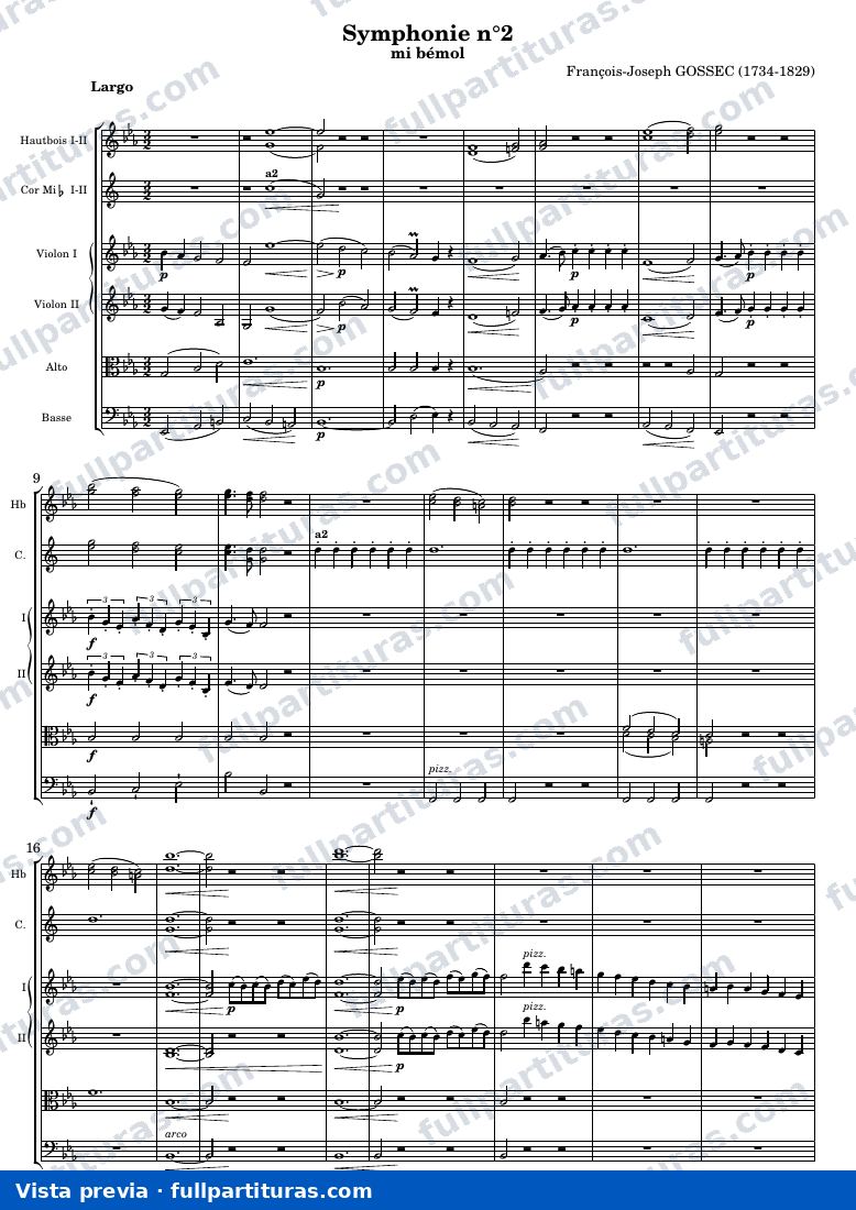 Symphonie n°2 — Score — visualização