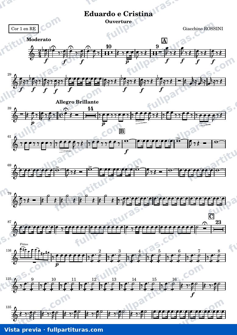 Eduardo e Cristina, ouverture — Cor1 — Vorschau