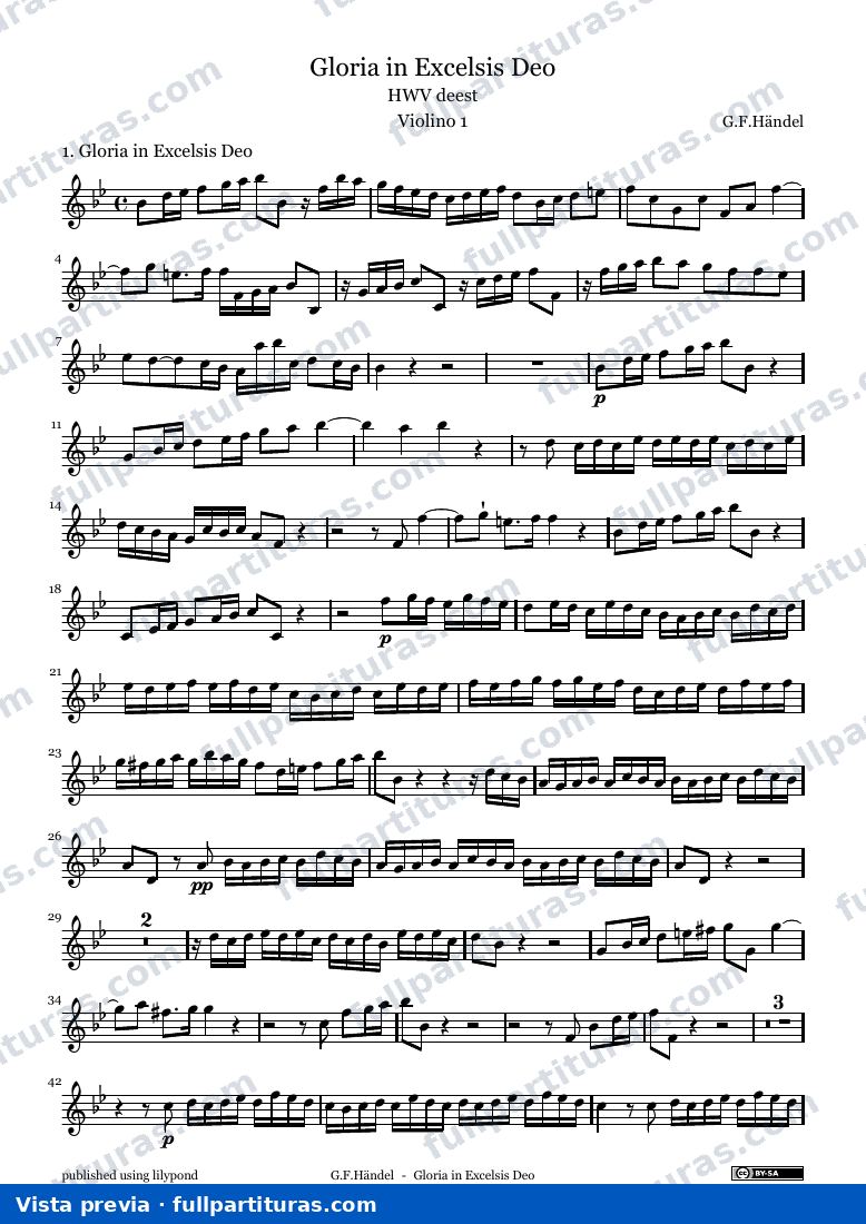 Gloria in Excelsis Deo — GloriaInExcelsisDeo Parts — Vorschau