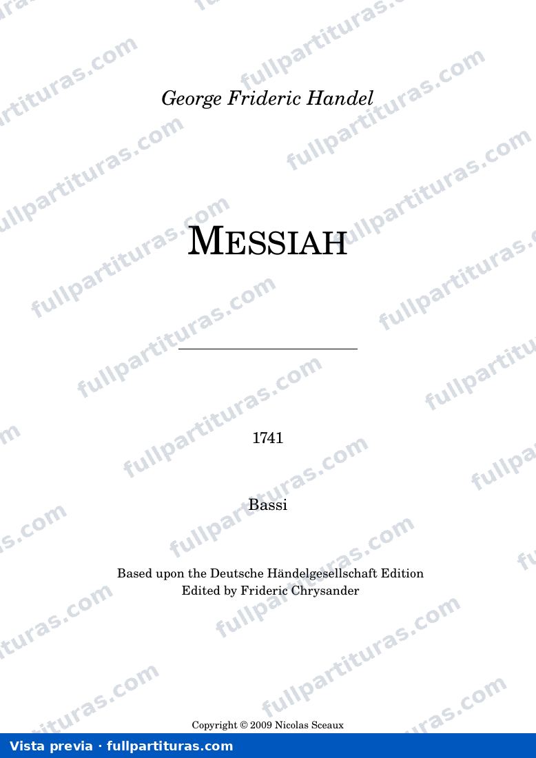 Messiah — Messiah bassi — предварительный просмотр