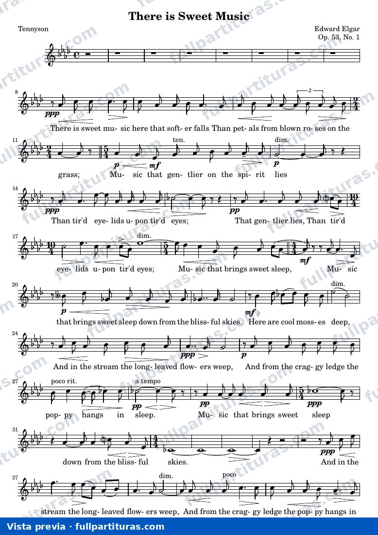 There is Sweet Music — Elgar S2 — Vorschau