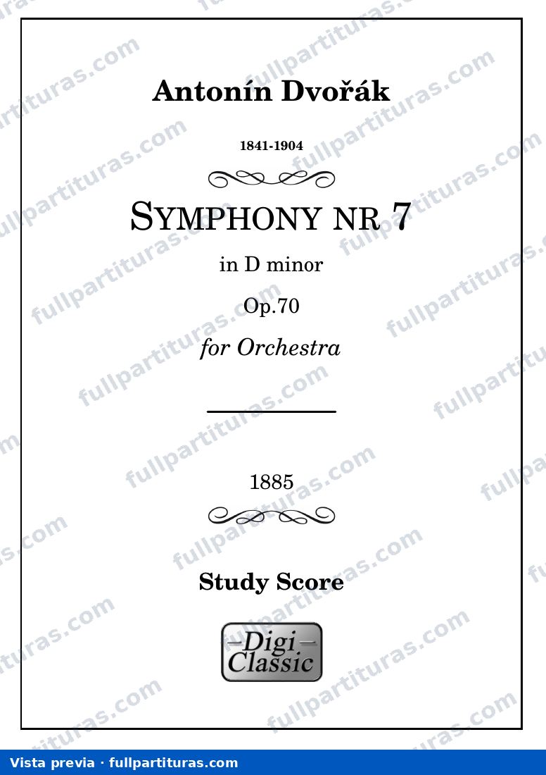 Symphony Nr. 7 — DvorakSYMPH7 Pocket — предварительный просмотр