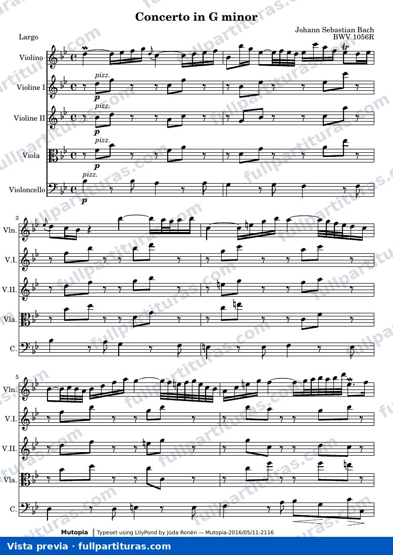Concerto in G minor — BWV1056R Schreck conductor — visualização